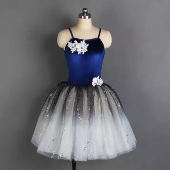 20136 темно-синий/красный бархатный лиф танцевальная балетная пачка романтические танцевальные костюмы для девочек и женщин сценический танцевальный костюм балетное платье