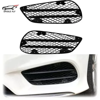 2013–2015 для Mercedes-Benz E-Class W212 AMG Line Sport, передний бампер, противотуманная фара, вентиляционное отверстие, решетка, рамка, глянцевый черный
