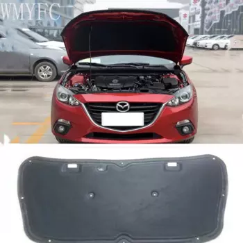 2014 -2018 для Mazda 3, теплоизоляция, хлопок, передний капот, коврик для защиты двигателя от шума