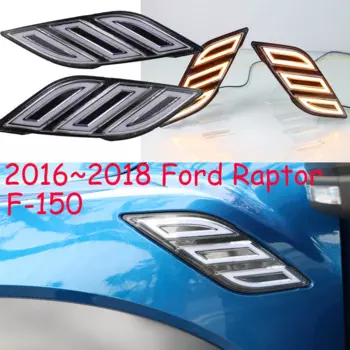 2016 ~ 2018 год для Ford Raptor Дневной светильник F-150 автомобильные аксессуары светодиодный DRL головной светильник для Raptor туман светильник F150 F 150