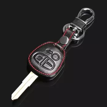 2017 для MITSUBISHI OUTLANDER PAJERO Lancer EX/для Mitsubishi ASX кожаный автомобиль 3 кнопки дистанционный брелок чехол для ключей