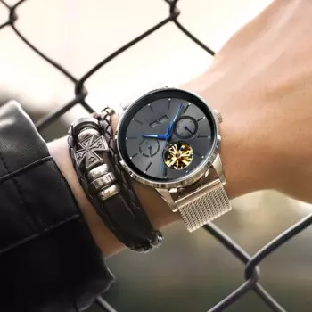 2019 швейцарские автоматические часы, мужские полностью Стальные Роскошные брендовые механические мужские часы, водонепроницаемые часы, мужские часы