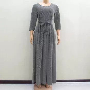 2020 Dashikiage в африканском стиле, зимний и осенний женский свитер, стильный Весенняя женская свободного кроя с v-образным вырезом платья для женщин в африканском стиле на высоком каблуке вечерние платья