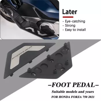 2021 New Motorcycle Footrest Footpad Pedal Plate Parts For Honda FORZA750 Forza 750 2021