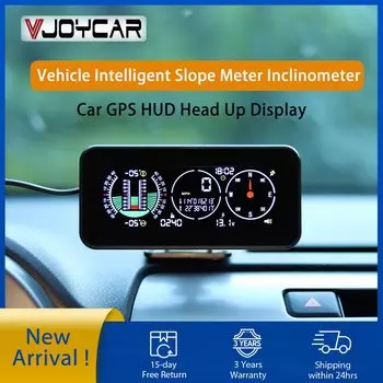 2022 M60 Автомобильный GPS HUD измеритель скорости Интеллектуальный Инклинометр внедорожный скоростной Дисплей Угол наклона компас для всех автомобилей