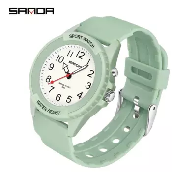 2022 модные мужские часы Sanda Relogio Masculino новые повседневные мужские часы с простыми буквами из смолы водонепроницаемые кварцевые наручные часы Мужские часы