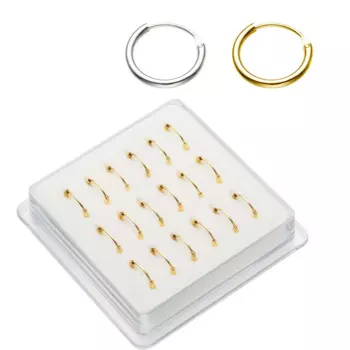 2022 New 925 Silver Small Hoop Earrings Endless Hypoallergenic Earrings Cartilage Earring Hoops Nose Hoop Ring for Men Women