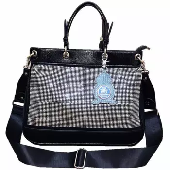 2022, новые модные женские сумки с бриллиантами, мягкие кожаные сумки на плечо для ноутбука, большая вместительная сумка-мессенджер, роскошные брендовые большие сумки