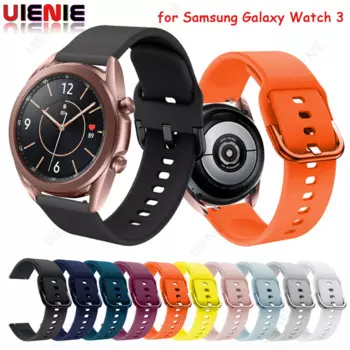 2022 Silicone Strap for Samsung Galaxy Watch 3 45mm Smart Watch Sport Watchband For Galaxy Watch 3 41mm Bracelet Wristband Bands