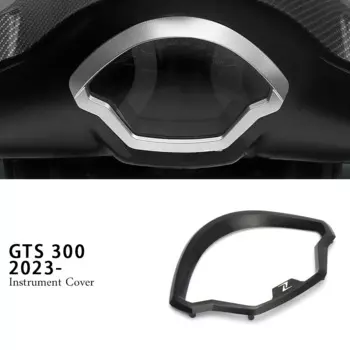 2023 2024 Motorcycle Accessories CNC Instrument Frame Cover Protector Black Titanium Silver For Vespa GTS300 GTS 300 gts300
