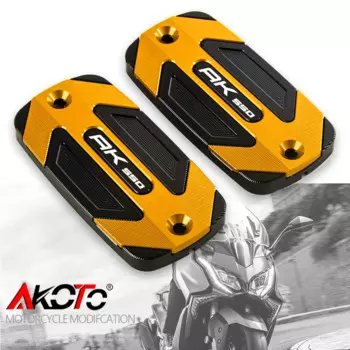 2023 AK550 Latest Motorcycles Accessories Front Brake Fluid Reservoir Caps Cover FOR KYMCO AK 550 Premium 2022-2023 Parts logo