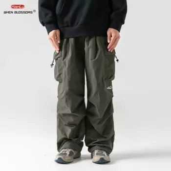 2023 Autumn New Fashion Streetwear Military Tactical Cargo Pants Men Clothing Japanese Harajuku Jogging Pants Black Joggers