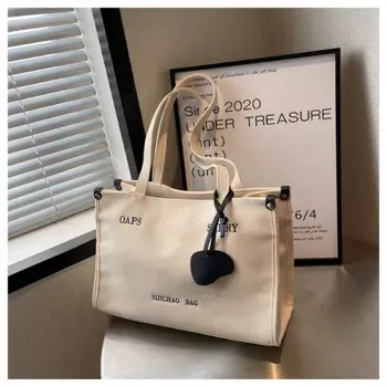 2023 большая вместимость, деловые поездки, новая модная трендовая Сумка-тоут из универсального холста, женская сумка на одно плечо