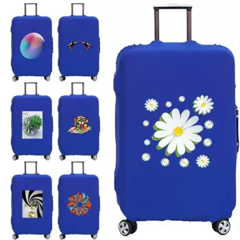 2023 Elasticity Travel Luggage Cover 3D Print for 18-32 Inch Traveling Essentials Accessories Trolley Protective Suitcase Case