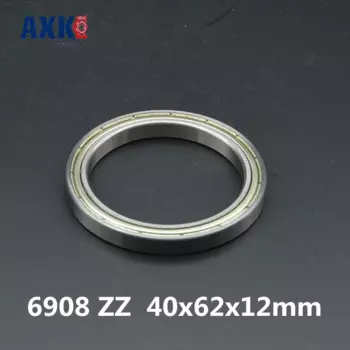 2023 г., лимитированные стальные шарикоподшипники 6908 Zz Abec-1 (5 шт.), 40x62x12 мм, метрические тонкие подшипники 61908z 6908zz