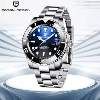 2023 г., PAGANI DESIGN, Мужские автоматические механические часы 40 мм, лучший бренд NH35, Автоматическая Дата, Роскошные мужские часы с искусственным сапфиром