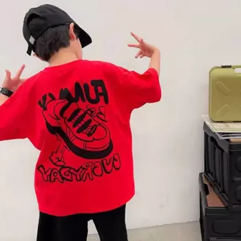 2023 летняя детская одежда, детская одежда для мальчиков и девочек, футболки с коротким рукавом, уличная одежда, футболка с мультяшным принтом, 100% хлопковые топы, футболки