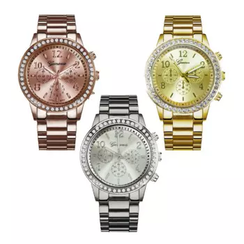 2023 новые модные брендовые женские часы, декоративный циферблат, повседневные женские кварцевые часы из нержавеющей стали с ремешком, женские часы для отдыха