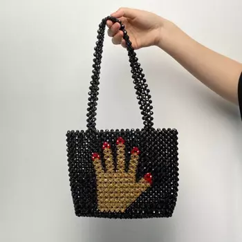 2023 новый дизайн сумок, женская сумка на плечо, модная женская летняя уникальная дизайнерская сумка, роскошная женская свадебная Фотосумка с бусинами