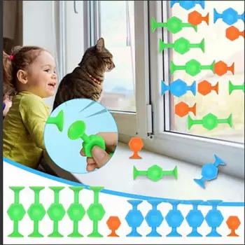 2023 оригинальный Игровой Набор (синий и зеленый)-игрушка-фиджет на присоске для использования в помещении и на улице