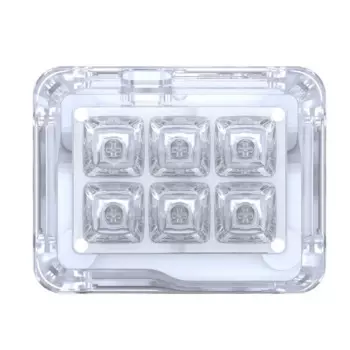 2023 пользовательская USB программируемая макро механическая клавиатура, 6 клавиш, RGB, лазерная мини Bluetooth игровая клавиатура, прозрачная клавиатура