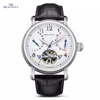2023 Seagull Men Wristwatch Automatic Mechanical Watch Multi-Function Hollow Flywheel Waterproof часы мужские наручные 6123