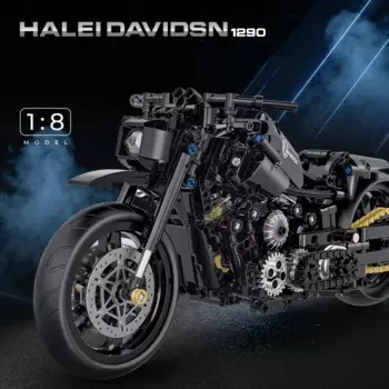 2023 SUPER DUKC1290 Локомотив Кирпичи Гоночный автомобиль Суперкар Скорость Чемпион Гонщик Строительные блоки Игрушки Детские подарки