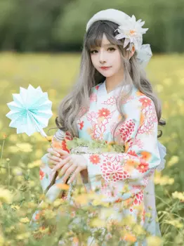 2023 весна-лето японское кимоно официальная одежда традиционный узор Улучшенный костюм с принтом не мнется по размеру