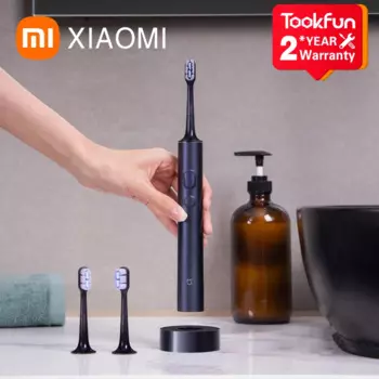 2023 XIAOMI MIJIA T700 Sonic электрическая зубная щетка отбеливание зубов ультразвуковая Вибрация щетка для чистки полости рта Смарт приложение светодиодный дисплей