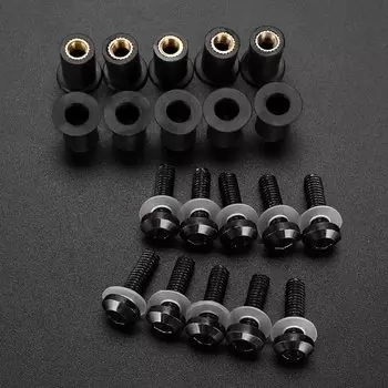 2024 10 шт. 5 мм болт для крепления лобового стекла, комплект винтов для BMW S1000RR S 1000 RR S1000 RR 2010-2023 2022 2021 2020