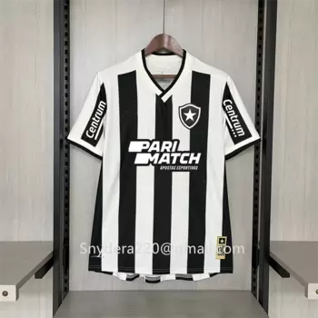 2024/25 Мужская домашняя быстросохнущая одежда Botafogo, тренировочная футбольная рубашка S-4XL
