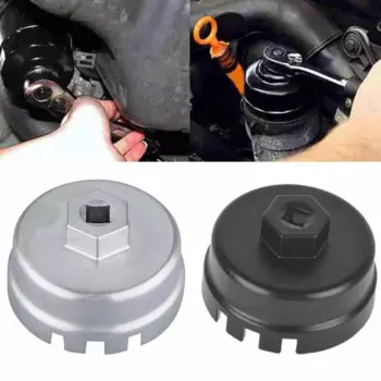 2024 Aluminum Car Oil Filter Wrench Hattype Wrench for Toyota Prius Corolla Rav4 Lexus Car Accessories Auto Repair Parts G1V6