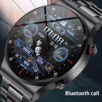 2024 Bluetooth Вызов Умные часы Мужской экран HD Спорт Фитнес Часы Водонепроницаемые часы Умные часы Мужской Android IOS