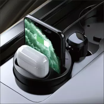 2024 Car Wireless Charger for Samsung S24 S23 S22 S21 20W Fast Charging Station Cup for iPhone 16 15 14 13 12 Pro Max Chargers
