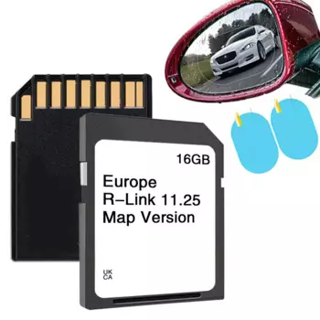 2024 Carminat R-Link 11.25 for Renault Fluence Scenic SD Card Latest Update GPS Accessories Compatible Navigation for Europe