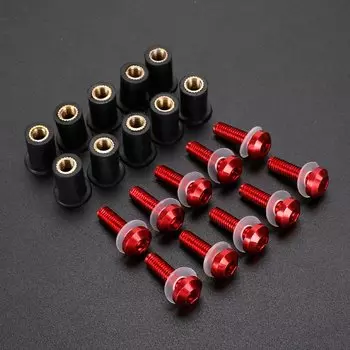 2024 для BMW F650GS F800GS F800R R1200R R1200GS S1000R S1000XR K1300R R nine T Scrambler 5 мм 10 шт. болты для дефлекторов лобового стекла