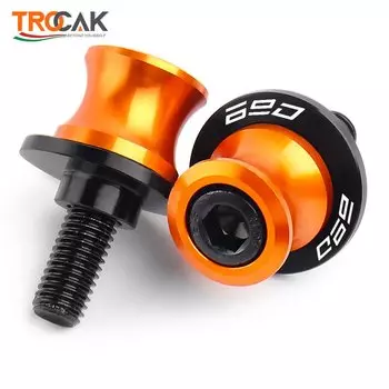 2024 для KTM 690 SMC /R 690 SMC-R 690 Enduro R Supermoto CNC алюминиевые катушки с подставкой винты-слайдеры 10 мм