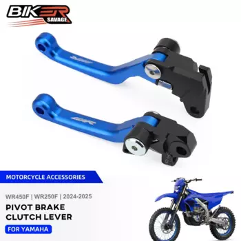 2024 For Yamaha WR450F WR250F Pivot Brake Clutch Lever Motorcycle Accessories Off-Road Bike Front Control Handles WR 450 250 F