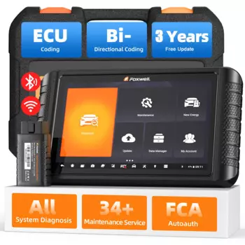 FOXWELL Профессиональный автомобильный сканер NT1009 Двунаправленное управление Усовершенствованное кодирование ЭБУ 34+ Сброс Все системы диагностики сканер OBD2