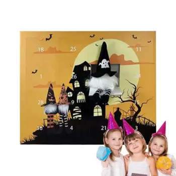 2024 Halloween Advent Calendar Halloween Gnome Countdown Advent Calendar Children's Cartoon Halloween Countdown Calendar