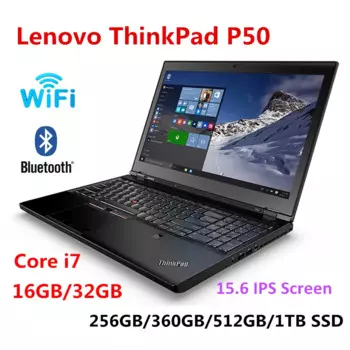 2024 хит! Б/у ноутбук ThinkPad P50 i7 6820 16 Гб/32 ГБ ОЗУ с SSD WIFI Bluetooth диагностический компьютер работает для Alldata Star C4 C5