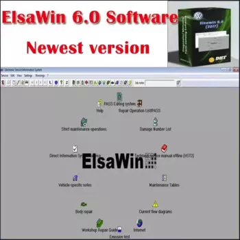 2024 Hot selling ElsaWin 6.0 Auto Repair Software For Audi Elsa Win 6.0 Latest version car repair software