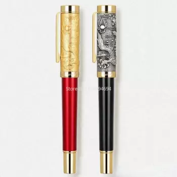 2024 Jinhao ограниченная металлическая перьевая ручка Dragon Spirit EF/F/M перо сердцебиения канцелярские принадлежности для письма офисные принадлежности подарок