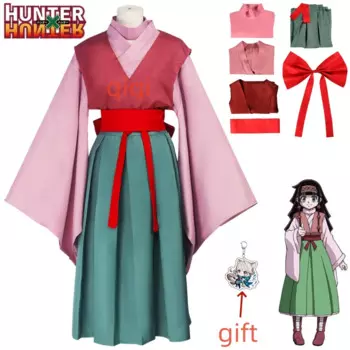 2024 костюм для косплея аниме Alluka Zoldyck HUNTERHUNTER Aruka Zorudikku парики для косплея или розничные головные уборы для Хэллоуина