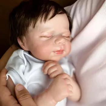 2024 кровеносные сосуды закрытый тело силиконовая кукла реборн Bebe 50 см куклы для мальчиков для сна реалистичный Playmate