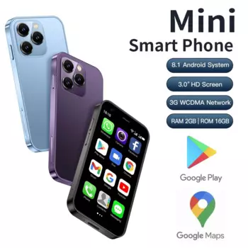 2024 маленький смартфон SERVO, дисплей 3,0 дюйма, поддержка двух SIM-карт, 3G, WCDMA, Android 8,1, OS, 2 ГБ + 16 ГБ, GPS, Wi-Fi, портативная мини-флешка, низкая цена