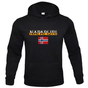 2024, модная толстовка Nappaapijri Chaopai, повседневная спортивная одежда, удобный свободный топ с принтом, пуловер, мужская толстовка с капюшоном, уличная одежда