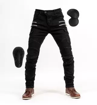 2024, мотоциклетные джинсы для отдыха, брюки для верховой езды, брюки для бездорожья, брюки для мотокросса, дизайн на молнии с защитой