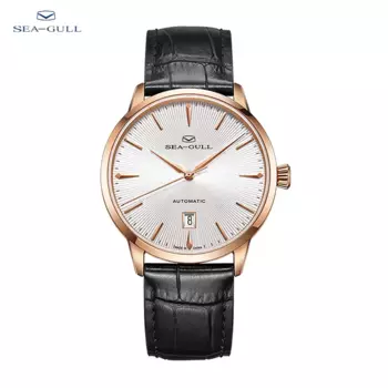 2024 Мужские автоматические часы Seagull из нержавеющей стали, женские механические наручные часы, деловые водонепроницаемые часы с сапфировым стеклом, часы 1134