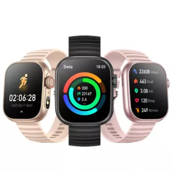 2024, мужские умные часы с синим зубом, 2,01 дюйма, фонарик, спортивный фитнес, браслет с пульсометром, водонепроницаемые женские умные часы с температурой